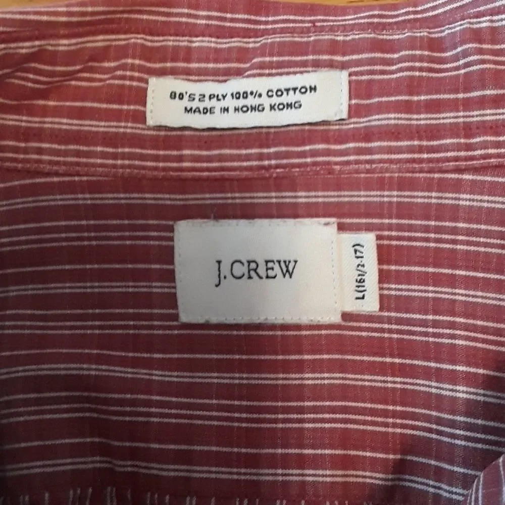 J.Crew Size 161/2 -17 Button Down Shirt